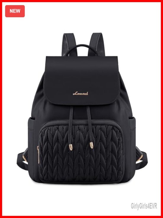 Mini Quilted Backpack Purse for Travel Work Anti-theft Pocket Daypack